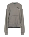 Dsquared2 Woman Sweatshirt Sage Green Size L Cotton
