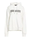 Dsquared2 Woman Sweatshirt White Size L Cotton