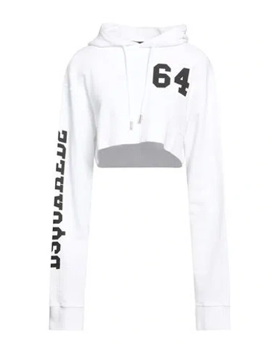 Dsquared2 Woman Sweatshirt White Size L Cotton