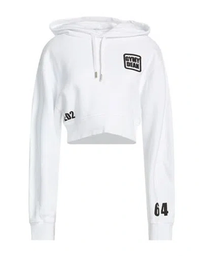 Dsquared2 Woman Sweatshirt White Size L Cotton
