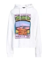 Dsquared2 Woman Sweatshirt White Size L Cotton