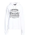 Dsquared2 Woman Sweatshirt White Size L Cotton