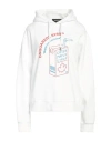 Dsquared2 Woman Sweatshirt White Size L Cotton In White