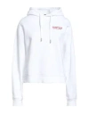 Dsquared2 Woman Sweatshirt White Size L Cotton, Elastane In White