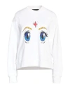 Dsquared2 Woman Sweatshirt White Size M Cotton