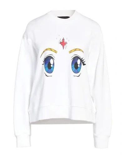 Dsquared2 Woman Sweatshirt White Size M Cotton