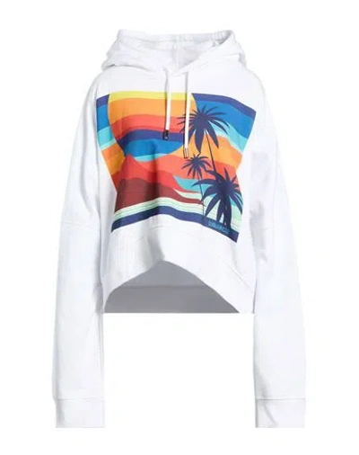 Dsquared2 Woman Sweatshirt White Size M Cotton