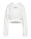 Dsquared2 Woman Sweatshirt White Size M Cotton, Elastane
