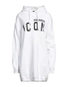 Dsquared2 Woman Sweatshirt White Size S Cotton, Elastane In White