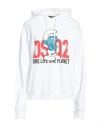 Dsquared2 Woman Sweatshirt White Size Xxs Cotton In White