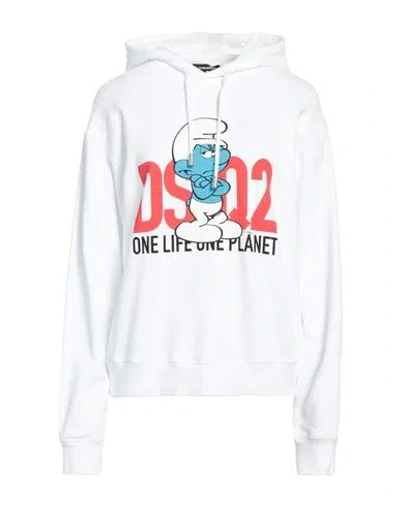 Dsquared2 Woman Sweatshirt White Size Xxs Cotton