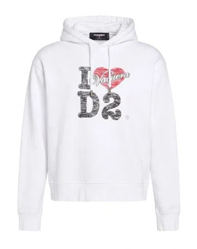 Dsquared2 Woman Sweatshirt White Size Xxs Cotton