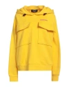 Dsquared2 Woman Sweatshirt Yellow Size Xs Cotton