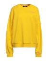 Dsquared2 Woman Sweatshirt Yellow Size M Cotton