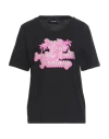 Dsquared2 Woman T-shirt Black Size L Cotton