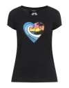 Dsquared2 Woman T-shirt Black Size L Cotton, Elastane