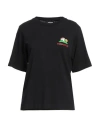 Dsquared2 Woman T-shirt Black Size M Cotton In Black