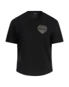 Dsquared2 Logo-appliqué Cotton T-shirt In Black
