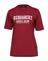 Dsquared2 T-shirts In Red
