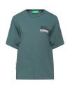 Dsquared2 Woman T-shirt Deep Jade Size S Cotton In Green