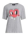 Dsquared2 T-shirt With Print In Grey