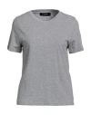 Dsquared2 Woman T-shirt Grey Size Xs Cotton, Viscose In Grey