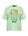 Dsquared2 Woman T-shirt Light Green Size S Cotton In Green