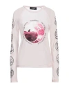 Dsquared2 Woman T-shirt Light Pink Size Xs Viscose In Pink