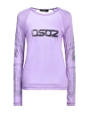 Dsquared2 Woman T-shirt Light Purple Size Xs Viscose