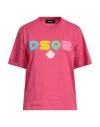 Dsquared2 Women's T Shirt In Magenta