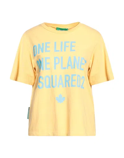 Dsquared2 T-shirts In Yellow
