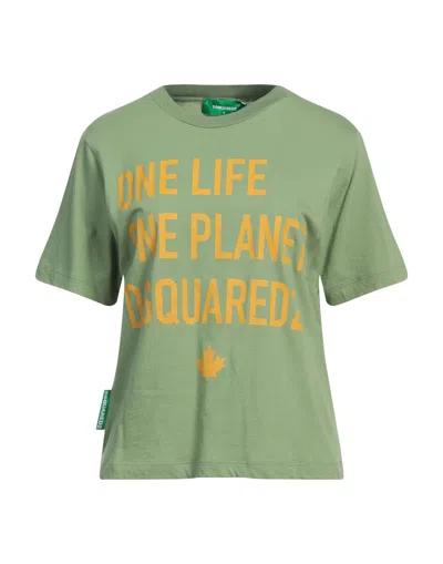 Dsquared2 T-shirts In Green