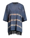 Dsquared2 Woman T-shirt Navy Blue Size L Cotton In Navy Blue