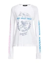 Dsquared2 Woman T-shirt Off White Size Xl Viscose