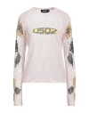 DSQUARED2 DSQUARED2 WOMAN T-SHIRT PINK SIZE S VISCOSE