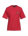 Dsquared2 Woman T-shirt Red Size Xl Cotton In Red