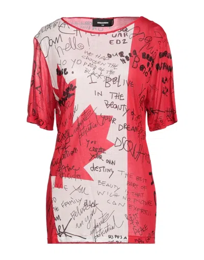 Dsquared2 T-shirts In Red