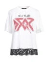 Dsquared2 Woman T-shirt White Size L Cotton In White