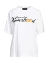 Dsquared2 Woman T-shirt White Size L Cotton