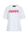 Dsquared2 Horror Logo-print Cotton T-shirt In White