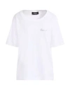 Dsquared2 Woman T-shirt White Size L Cotton