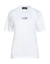 Dsquared2 White Cotton Icon T-shirt With Mini Logo In White