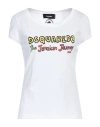 Dsquared2 Woman T-shirt White Size Xl Cotton