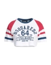 Dsquared2 Woman T-shirt White Size L Cotton In White
