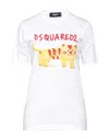 Dsquared2 T-shirts In White