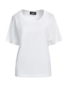 Dsquared2 Woman T-shirt White Size S Cotton