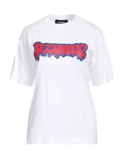 Dsquared2 Dsquared Woman White Jersey T-shirt
