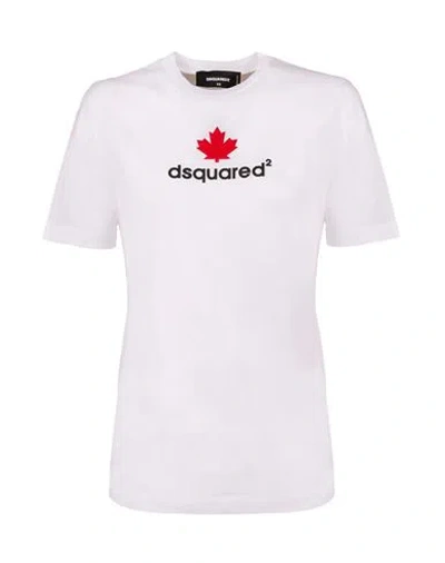 Dsquared2 Woman T-shirt White Size Xs Cotton