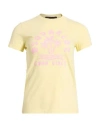 Dsquared2 Woman T-shirt Yellow Size S Cotton, Elastane