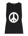 Dsquared2 Woman Tank Top Black Size M Cotton